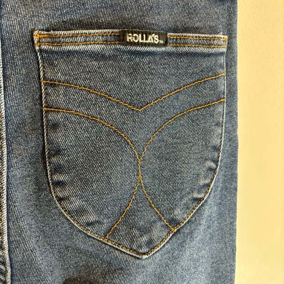 ROLLA’S Sz 30 Jeans Eastcoast High Rise Skinny Mid-Wash Ankle Length - Picture 7 of 9